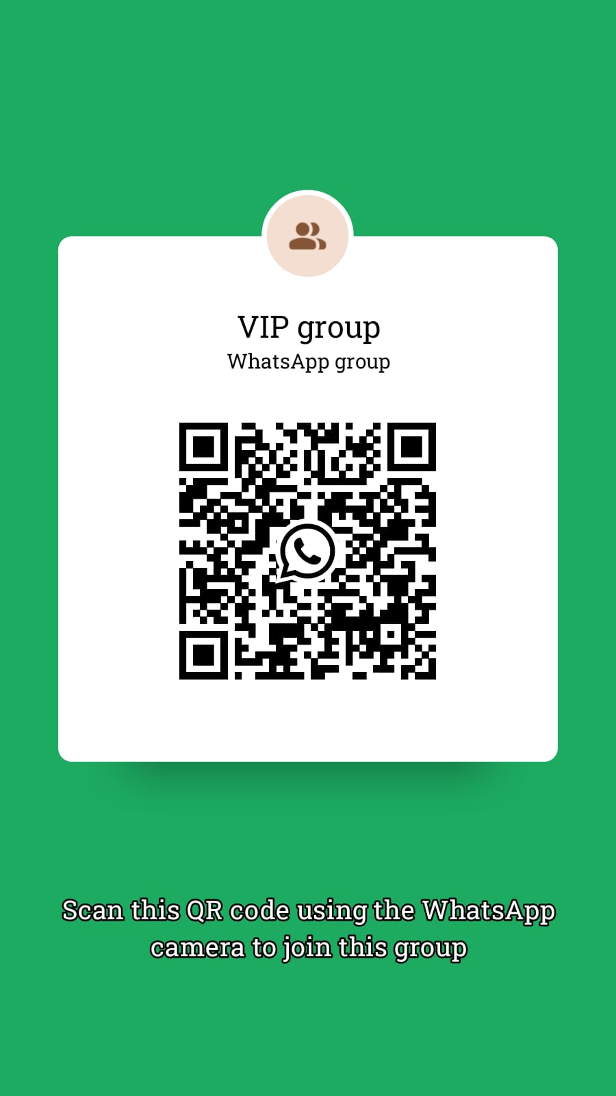 WhatsApp group QR code